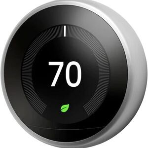 Like new NEST thermostat stainless steel WIFI and smart phone compatible